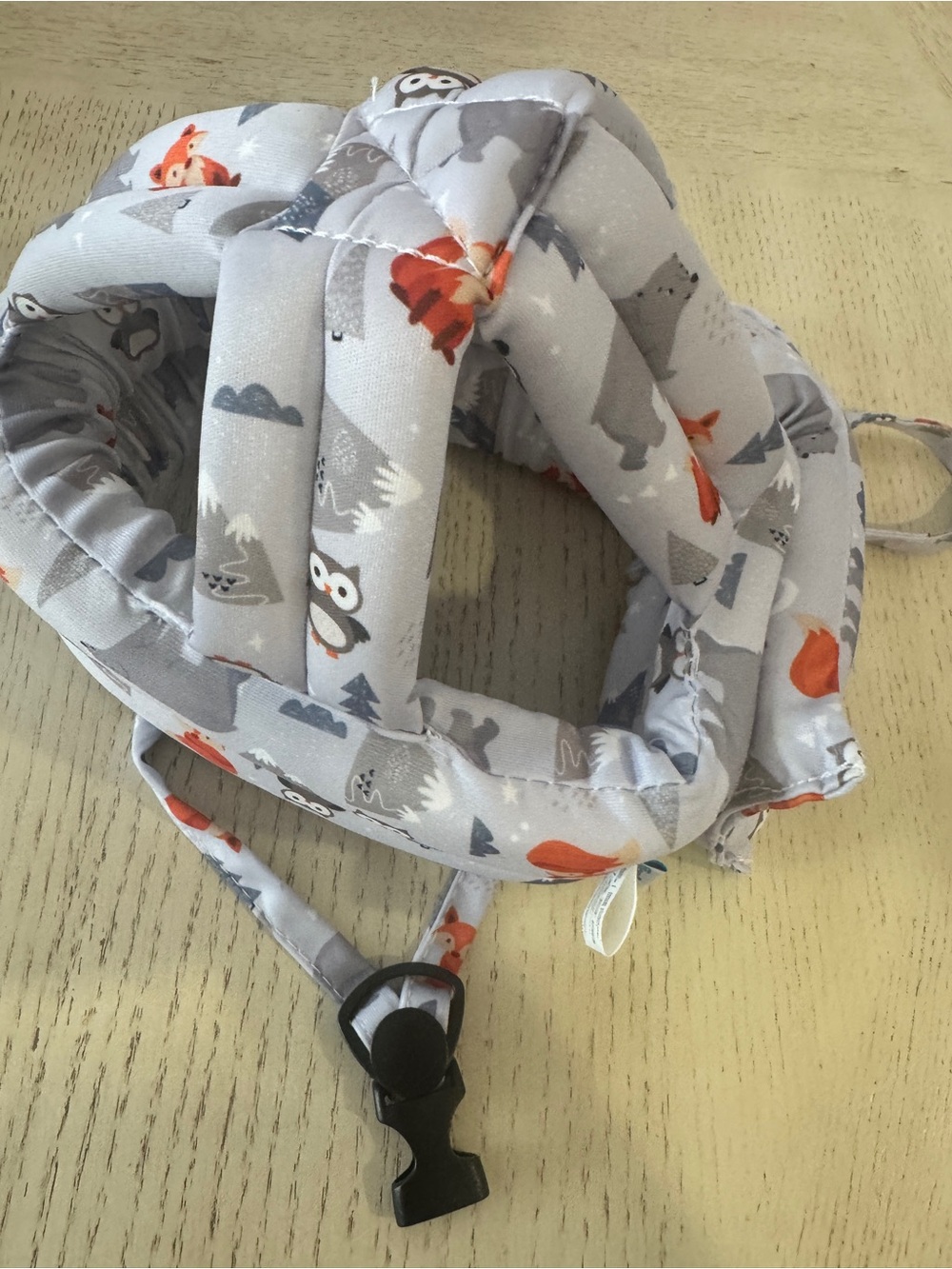 Kids Safety Headband - Gray Woodland Animals